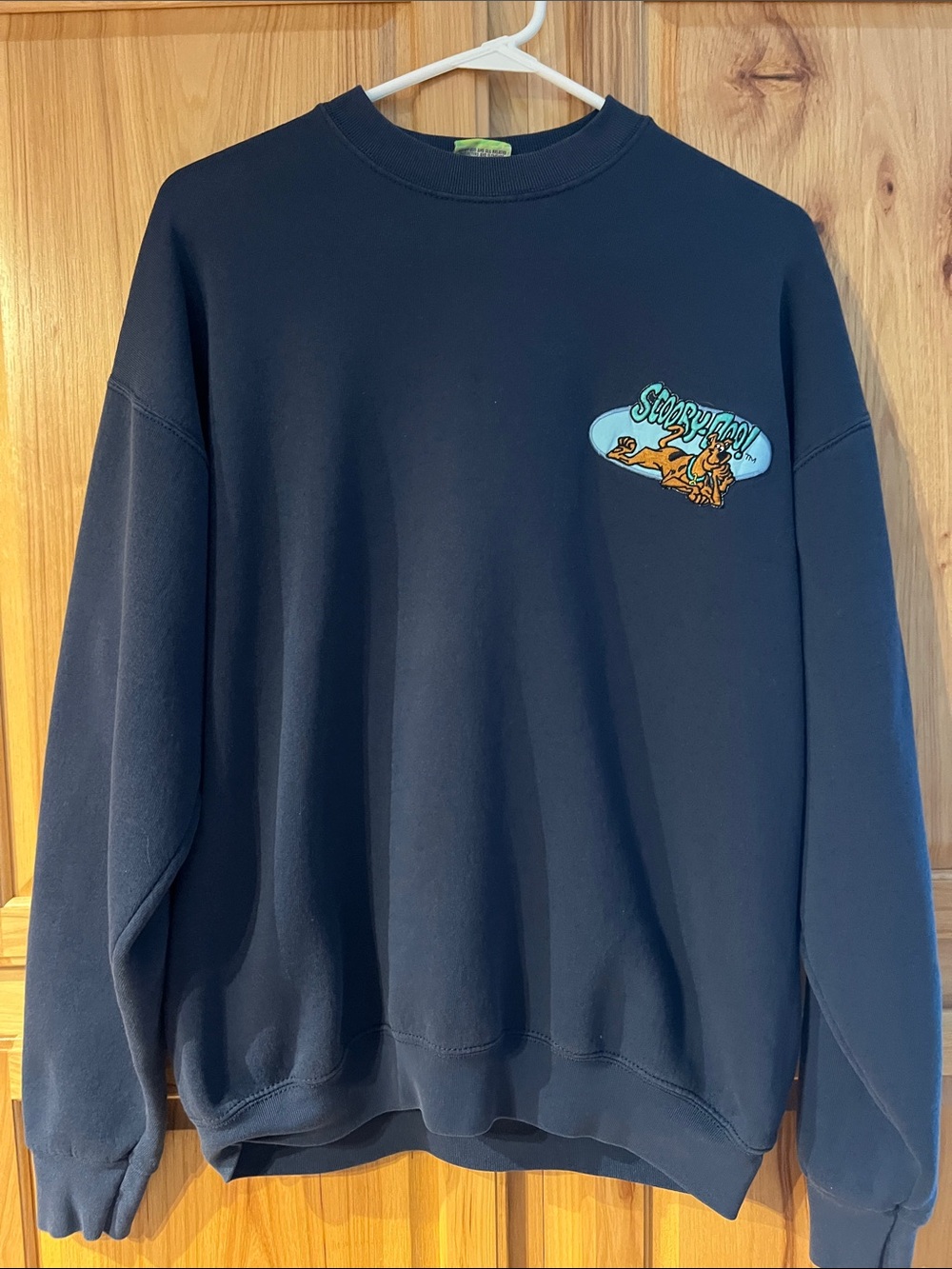 VINTAGE 90s Cartoon Network Scooby Doo Navy Crewneck Sweatshirt, size XL